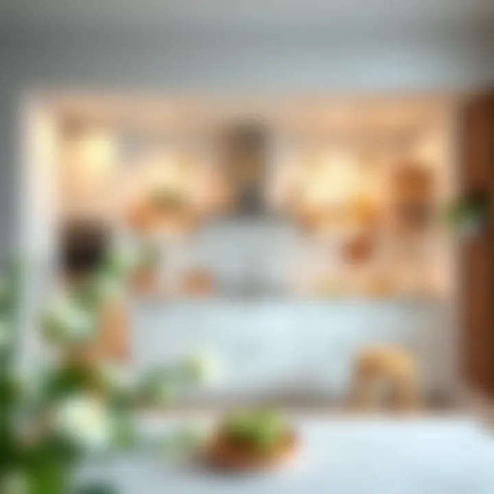 Bright kitchen design promoting openness and utility