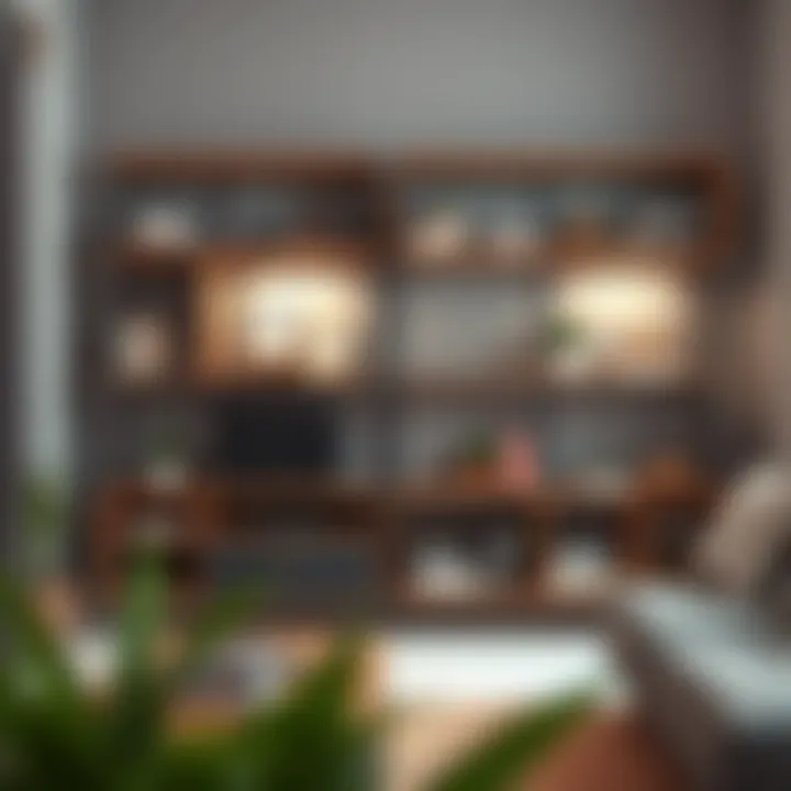 Functional shelving units enhancing space efficiency