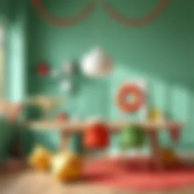 Artistic representation of Pantone colors in design