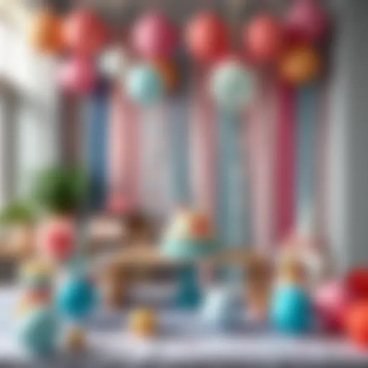 Creative DIY decorations for a simple birthday party