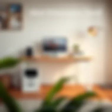 Illustration showing ideal dimensions for a computer desk