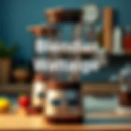 Illustration of different blender wattage levels