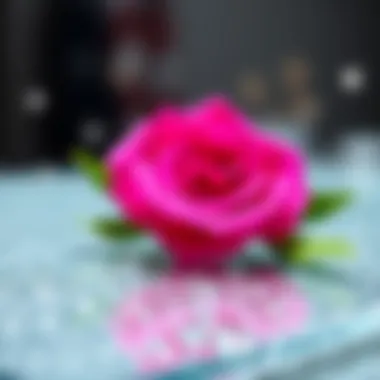 Sparkling clean glass surface