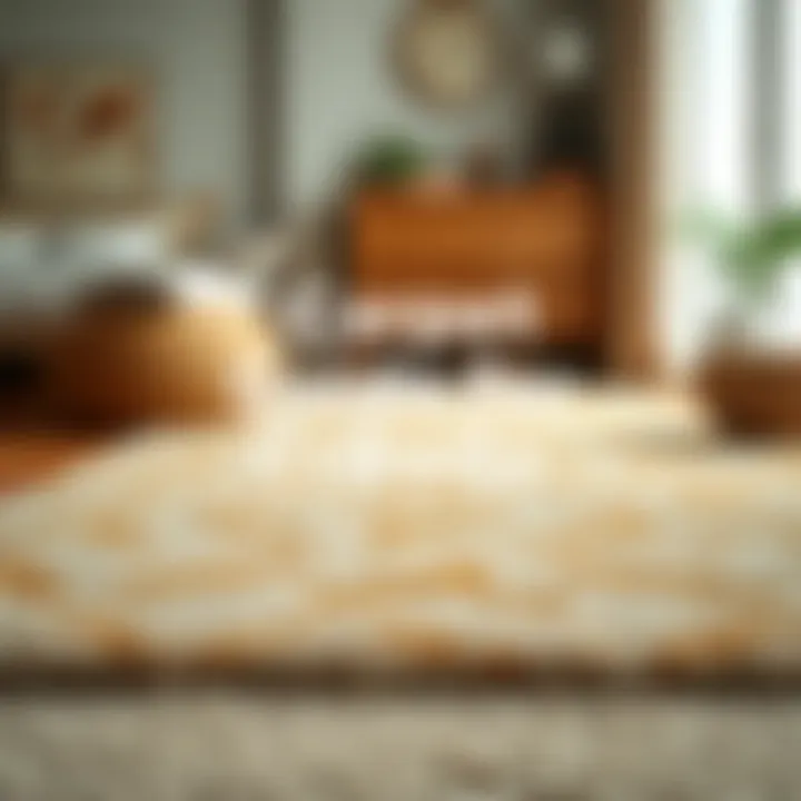 Visual guide for carpet selection criteria