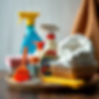 Cleaning supplies for adhesive removal