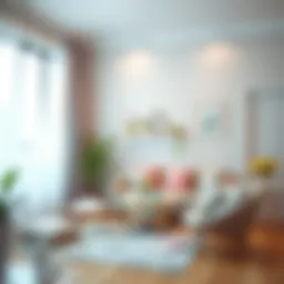 A tidy living space showcasing effective cleaning techniques