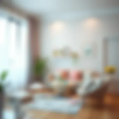 A tidy living space showcasing effective cleaning techniques