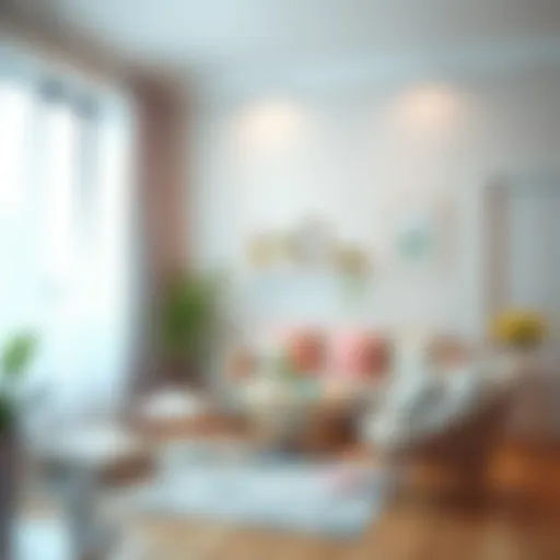 A tidy living space showcasing effective cleaning techniques