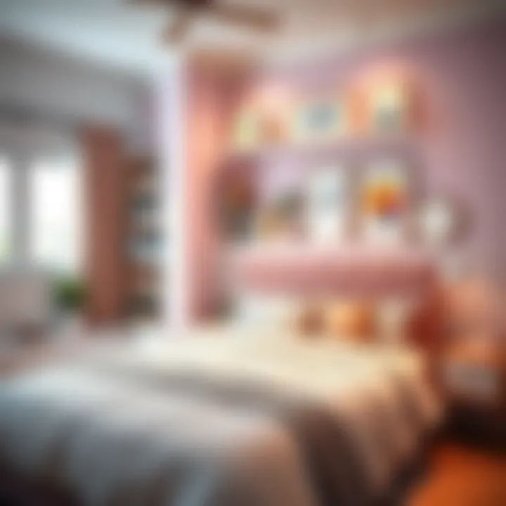 Cozy and organized bedroom with smart storage