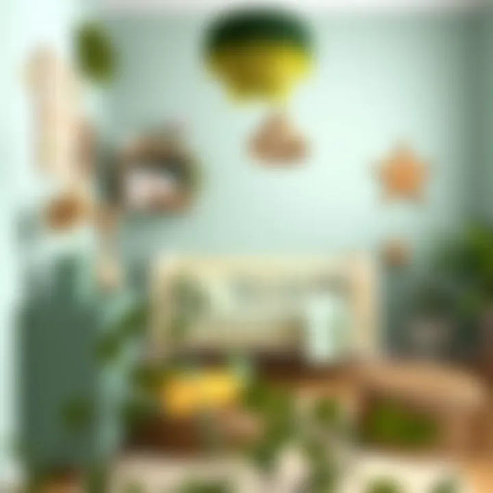 Enhancing a Green Nursery with Creative Accessories Creative accessories that enhance a green-themed nursery