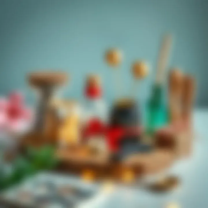 Innovative DIY Gift Project A creative DIY project featuring unique decorative items and tools.