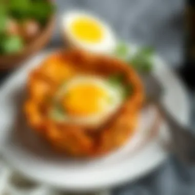 Delicious airfried egg dish