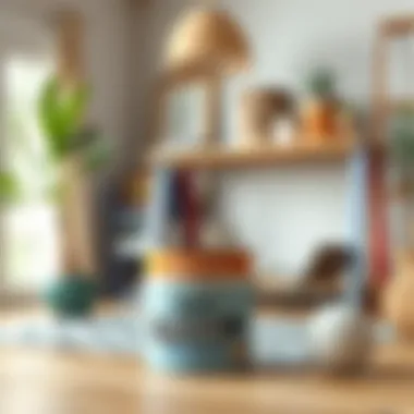 An array of DIY projects finished with acrylic and polyurethane paints.