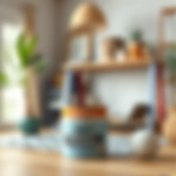 An array of DIY projects finished with acrylic and polyurethane paints.