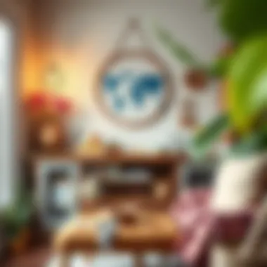 DIY wall decor project showcasing personal style