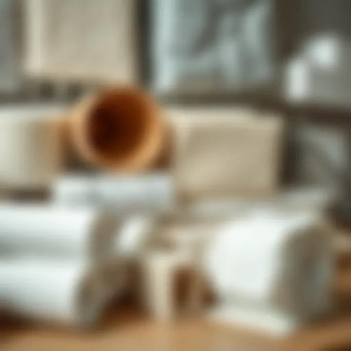 Various soundproofing materials for wall insulation