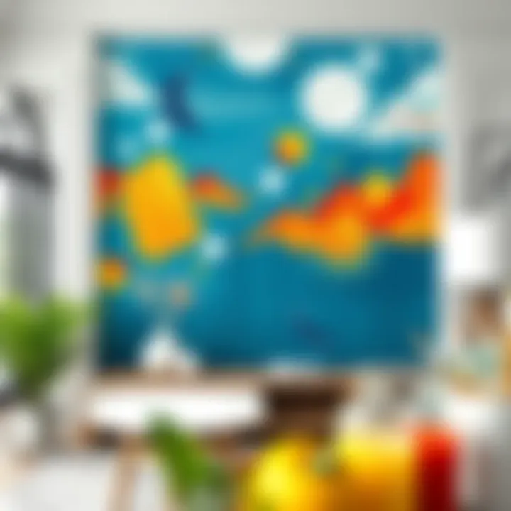 Innovative painting techniques for wall decor