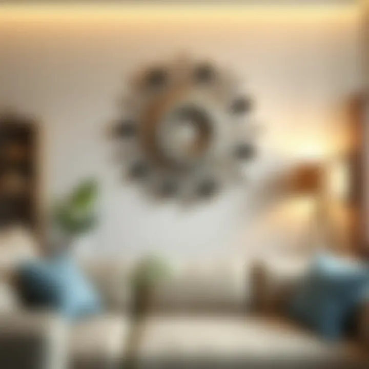 Unique wall art piece adding character to the home