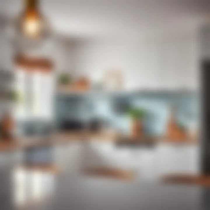 An inviting kitchen with innovative storage solutions and chic appliances