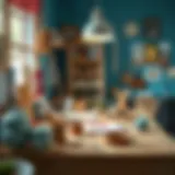 Creative workspace for crafting