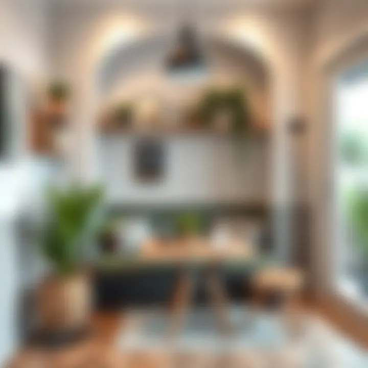 Functional coffee nook with practical design