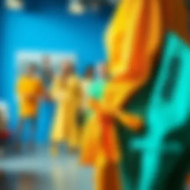 Fashion collection reflecting Pantone colors of 2023