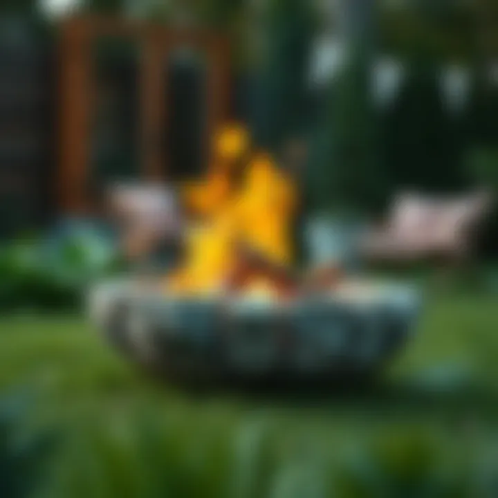 Exploring Material Choices for Fire Pit Construction Different materials used in constructing a stylish fire pit