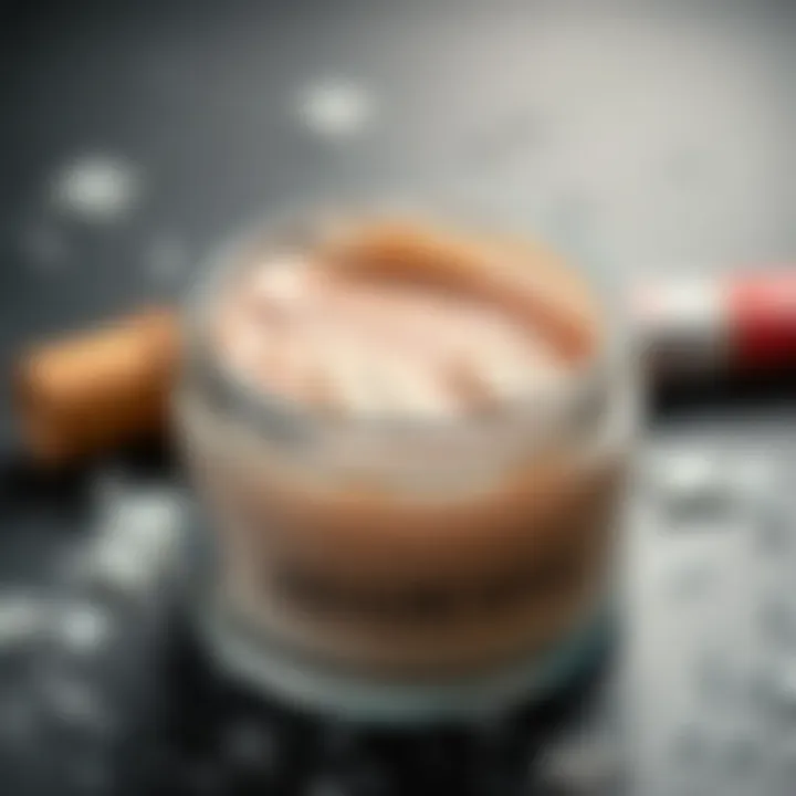 Understanding Frozen Adhesive Frozen adhesive in a container