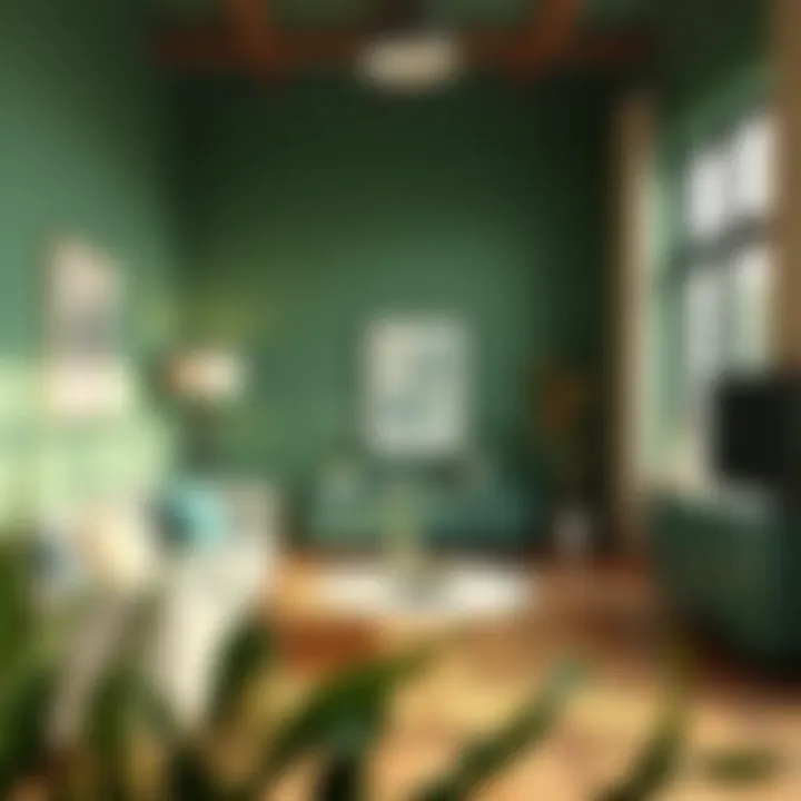 Transformative Spaces: The Use of Green in Interior Design Interior design using green hues