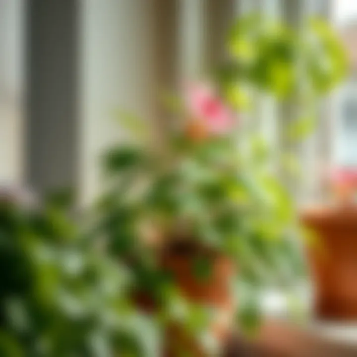 A beautiful potted plant that flourishes in low light