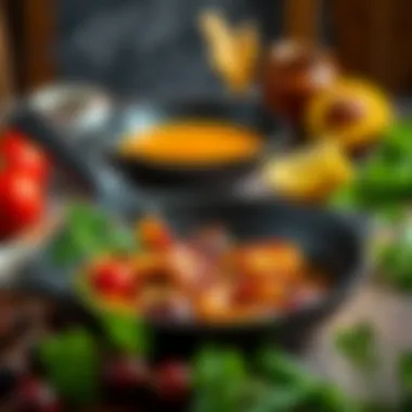 Delicious healthy recipes with frying pans