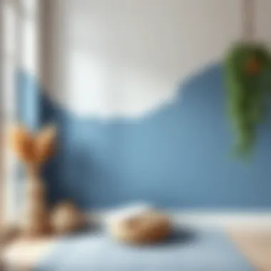 Techniques for Applying Paper Paint Application techniques of paper paint on a wall