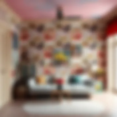 Transforming Spaces with Paper Paint Vibrant transformation of a room with paper paint