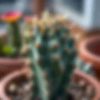 Illustration showing health benefits of cactus