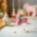 Creative felt baby decorations showcasing various designs