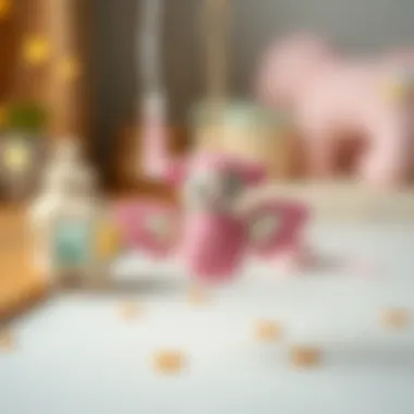 Creative felt baby decorations showcasing various designs