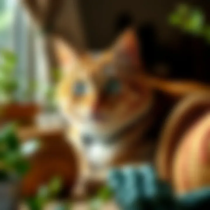 Natural materials for cat habitats