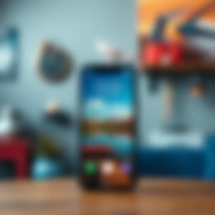 Personalized device with custom wallpaper