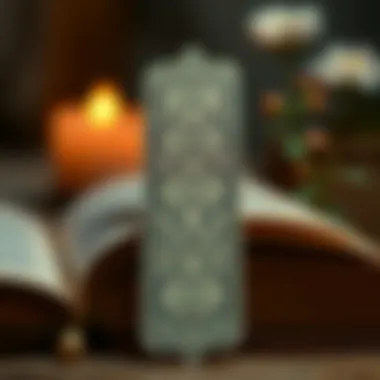 A beautifully designed bookmark with intricate patterns