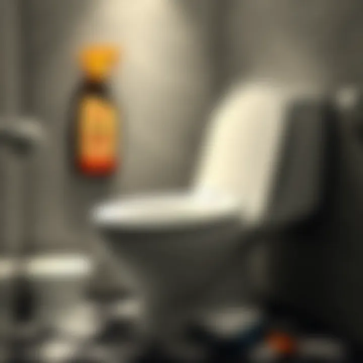 A pristine toilet showcasing effective cleaning techniques