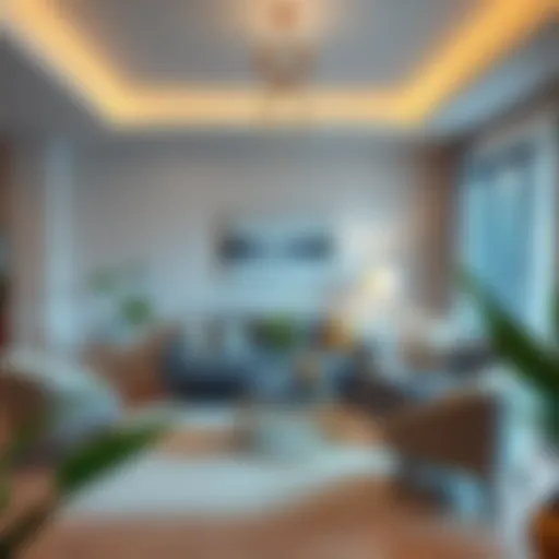 Stylish dresuar in a modern living room setting