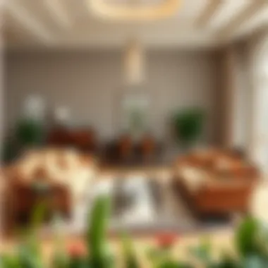 Elegant traditional seating arrangement in a spacious room