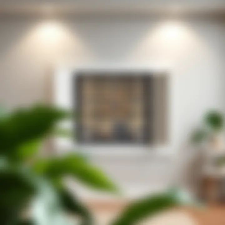 A well-ventilated room preventing mold growth