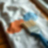 Effective removal of dried paint stains from fabric