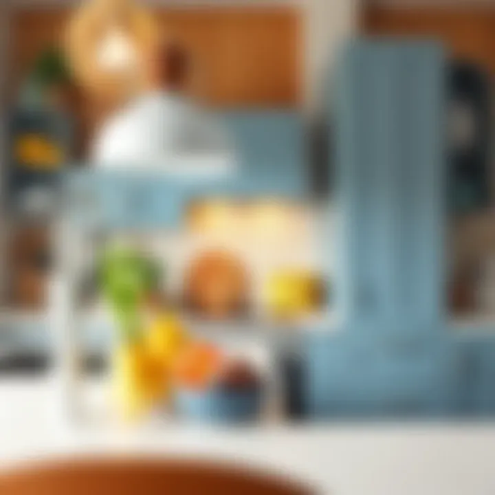 Harmonious kitchen decor blending colors seamlessly