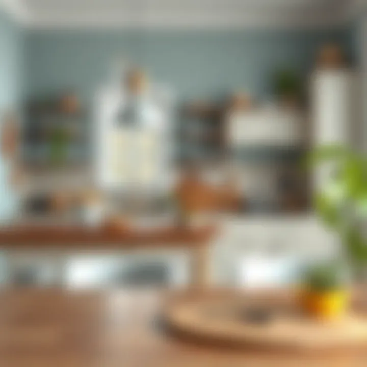 Creative use of textures and materials in a stylish kitchen.