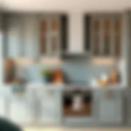 Elegant kitchen cabinet color palette