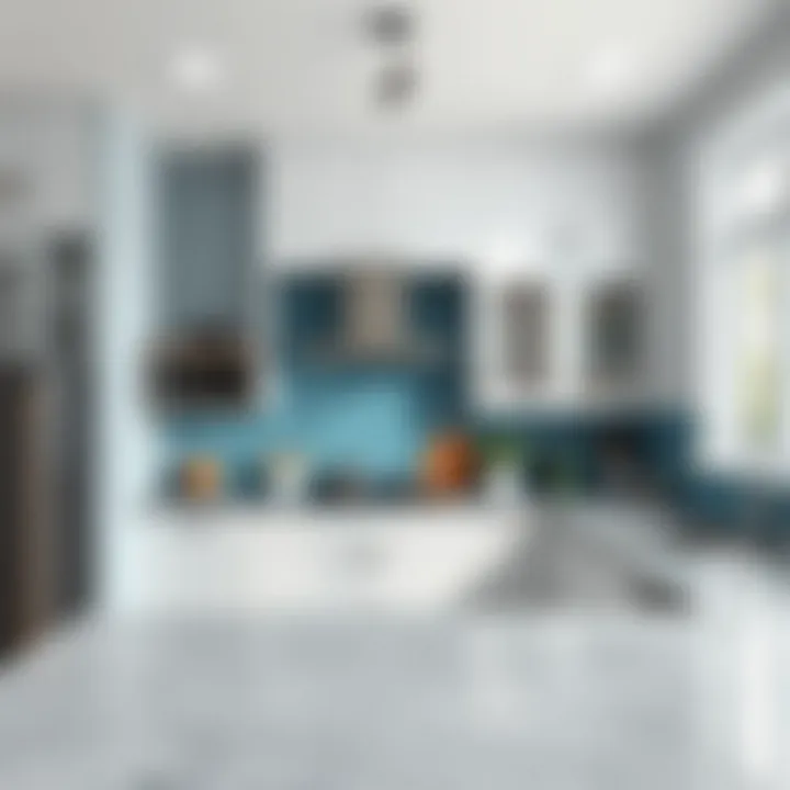 Psychological impact of color in kitchen design