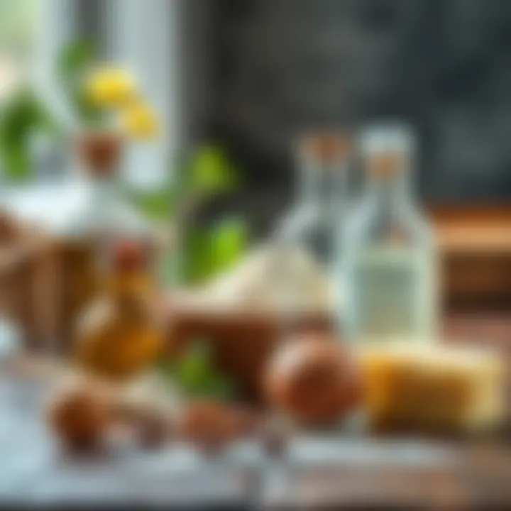 Natural cleaning ingredients