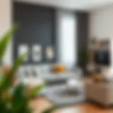 Stylish organized living room with decor ideas